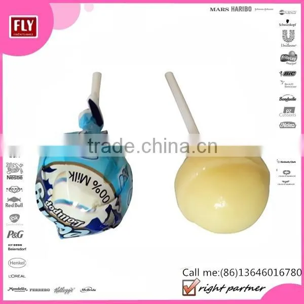 Milk Flavour Pin Pop Lollipop Brands