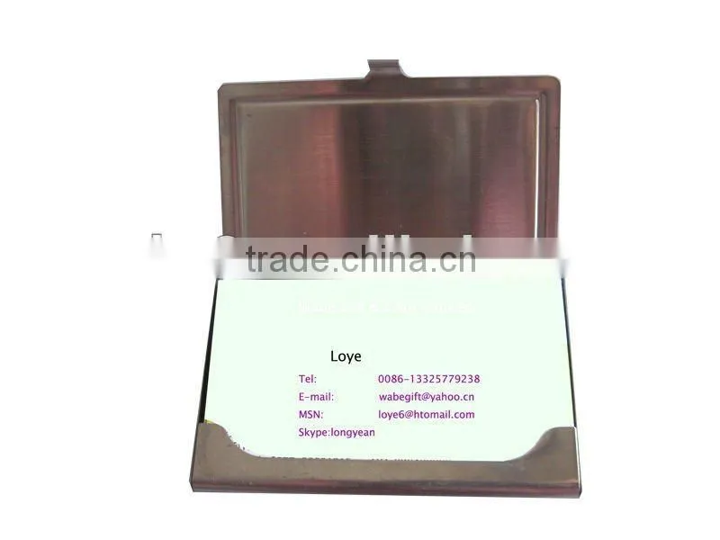 New arrival! Metal name card holder.