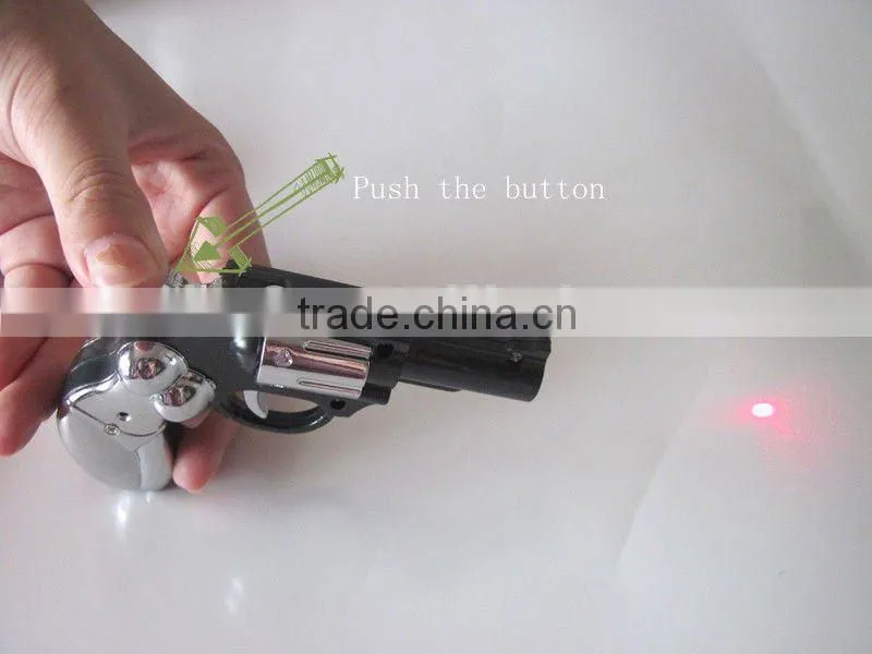 Funny promotional kids gifts,prank trick shock gift with LED(gun)