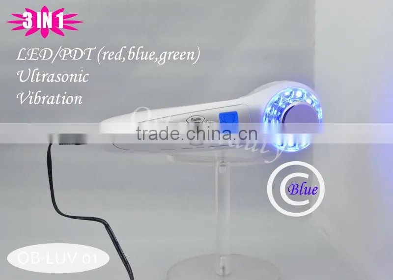 home use ultrasound photon led light skin care product LUV 01