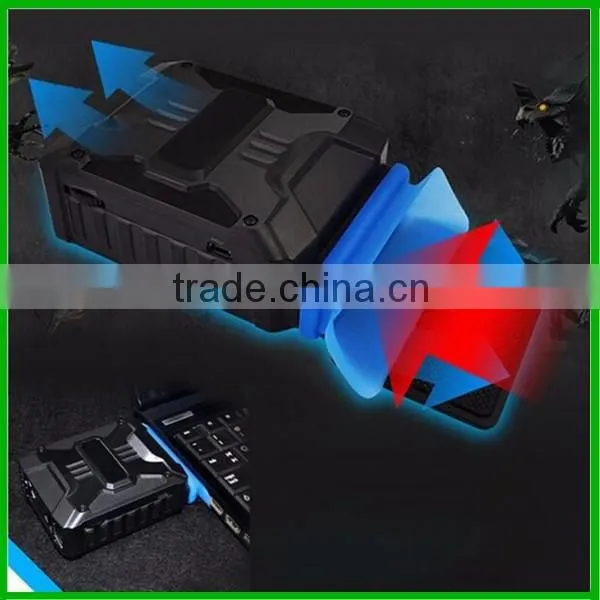 Shenzhen factory Univeral Air ejector fan laptop Cooling pads