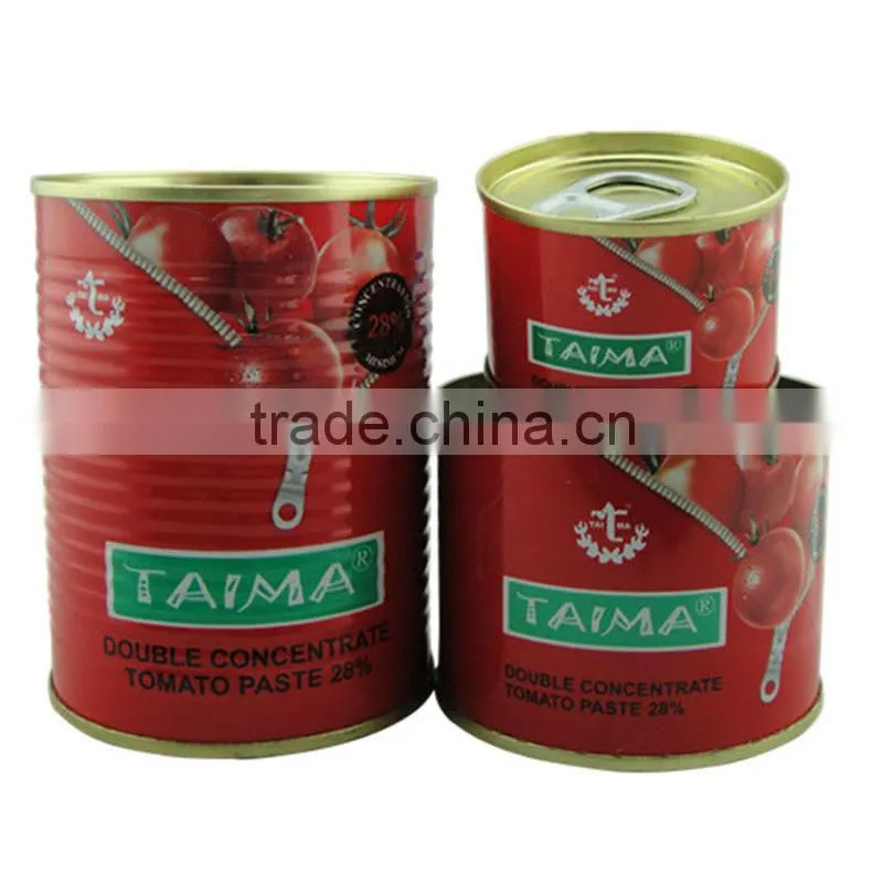 canned tomato paste triple concentrate Tomato Sauce aseptic tomato paste