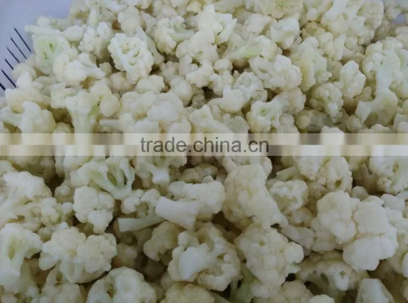 New crop frozen iqf cauliflower