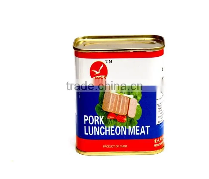 Canned pork luncheon meat