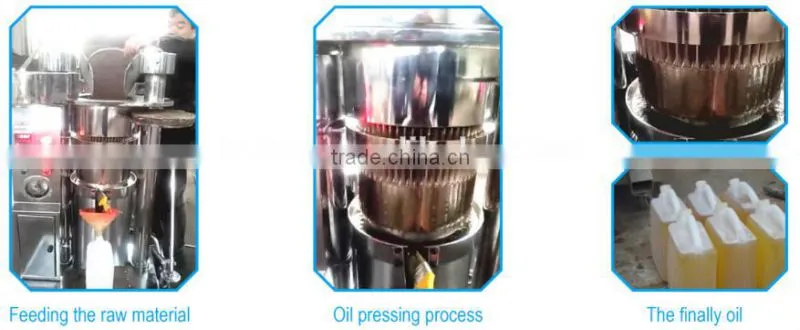 AZEUS brand hydraulic type Small olive oil press / Soybean oil mill