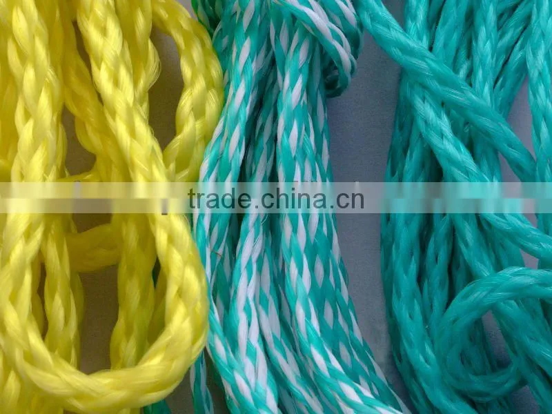 pp hollow braided ski rope 8 strands