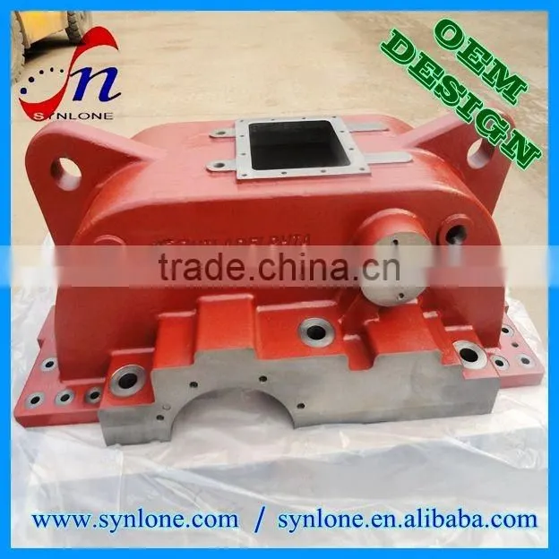 Top quality oil-closed iron gearbox housing with preferential price