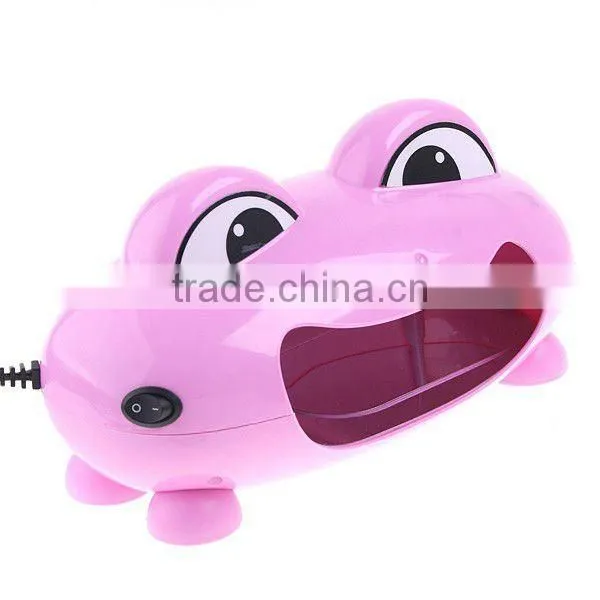 220V EU Pink Frog Nail Art UV Gel Lamp Light Dryer 9W