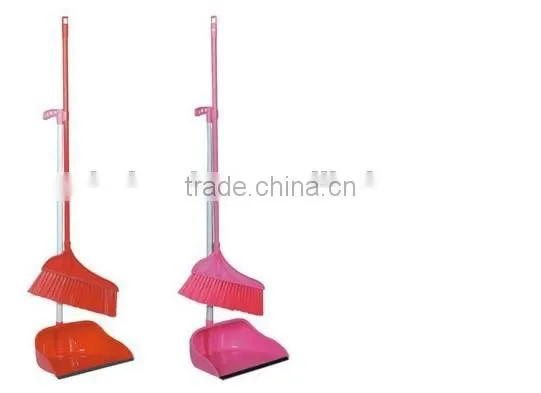 Newest colorful PP broom and dustpan set