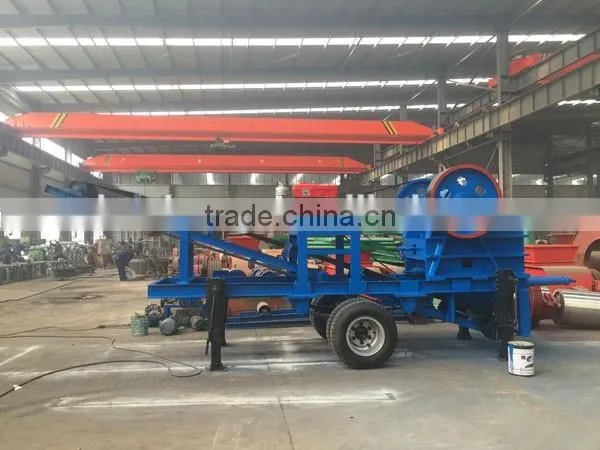 Small mobile mini jaw crusher for sale