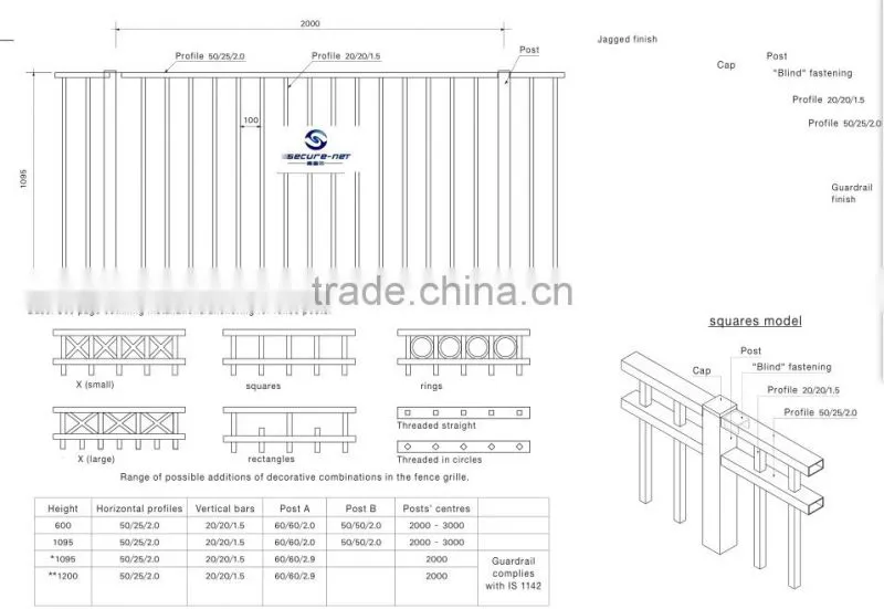 Steel fencing,Front and garden fences,Rack Welded Steel Fence