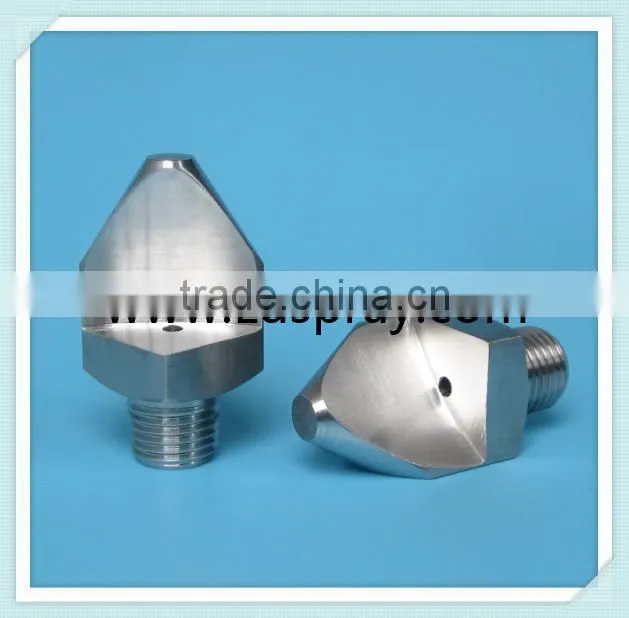 Narrow angle flat fan water jet nozzle