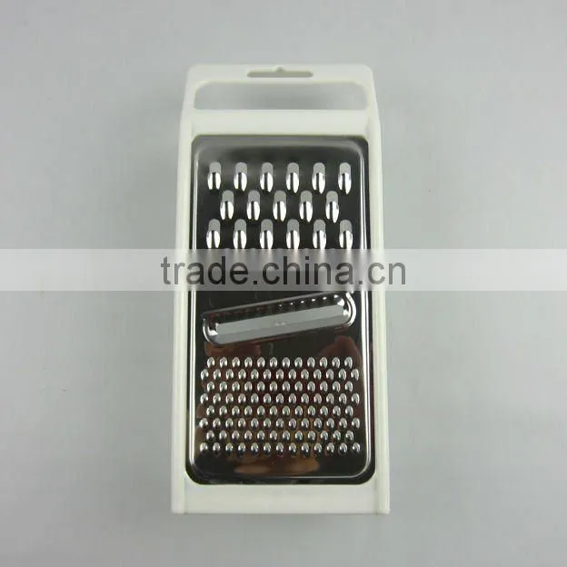 4-Side Grater Stainless Steel Grater With Plastic Handle