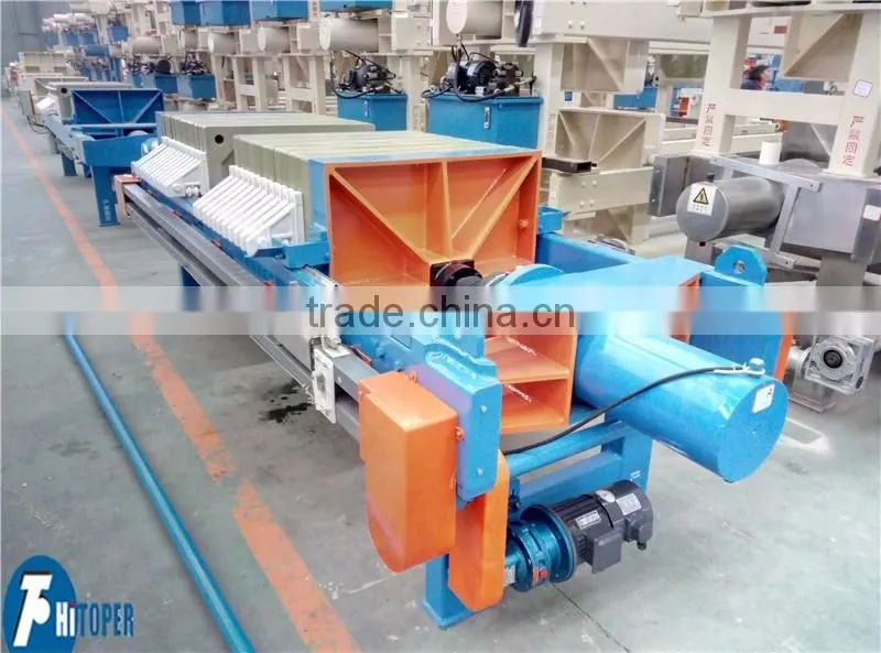 New technology automatic hydraulic membrane filter press machine for paper waste treatment