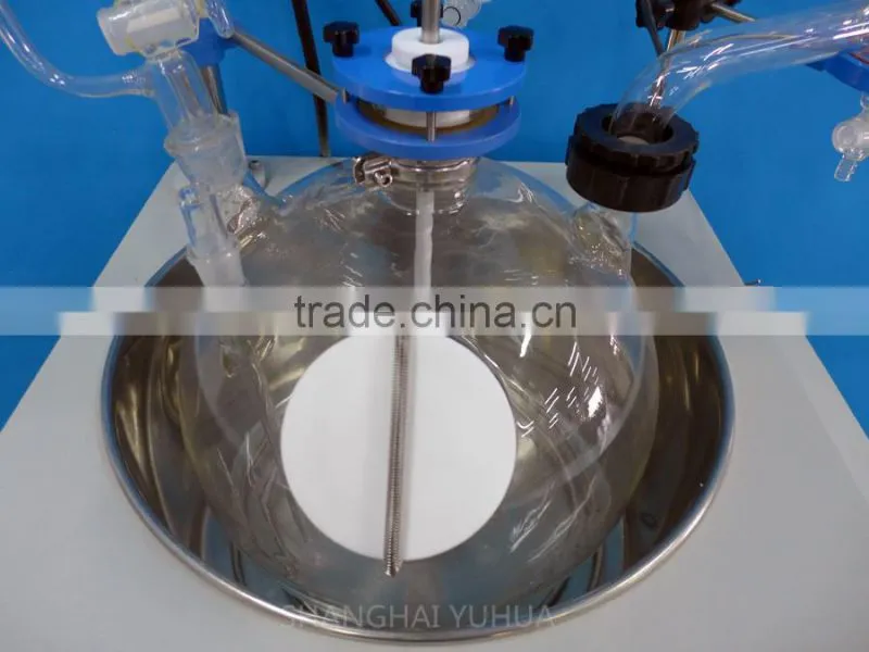 100L Chemical Single Layer Glass Photo Reactor