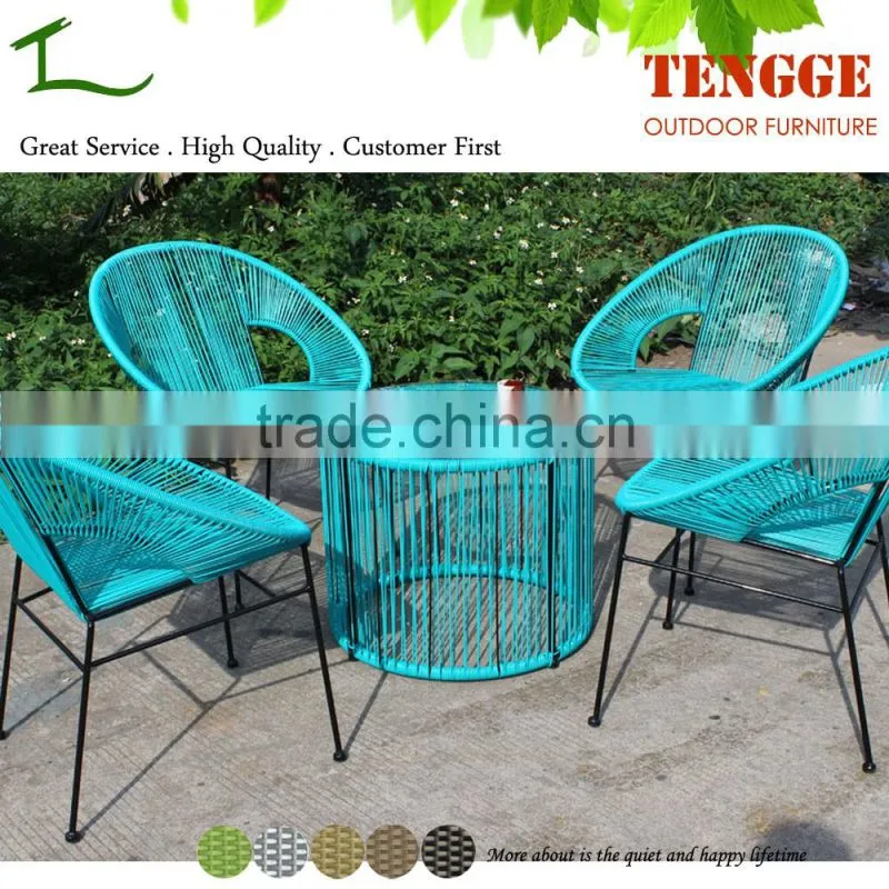 Outdoor and indoor furniture syntheric round wicker Acapulco chair