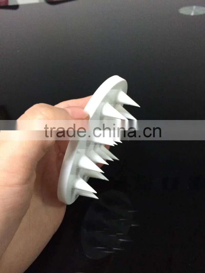The first exclusive health care massage shampoo special manual silicone shampoo brush