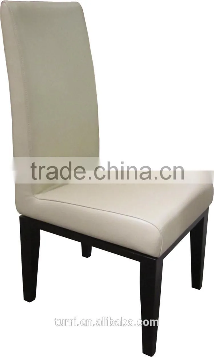 2015 luxury euro style white leather dining chair