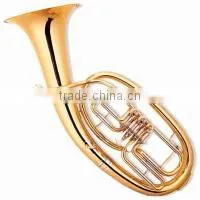 Bb key piston valve gold lacquer baritone