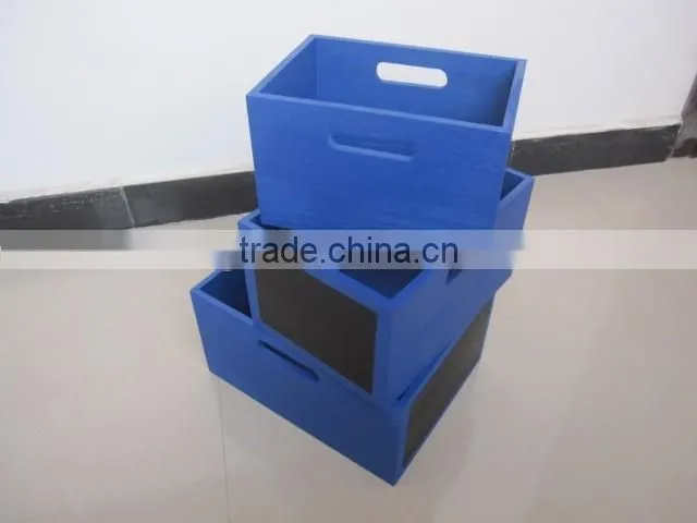 Home&Garden wooden storage baskets