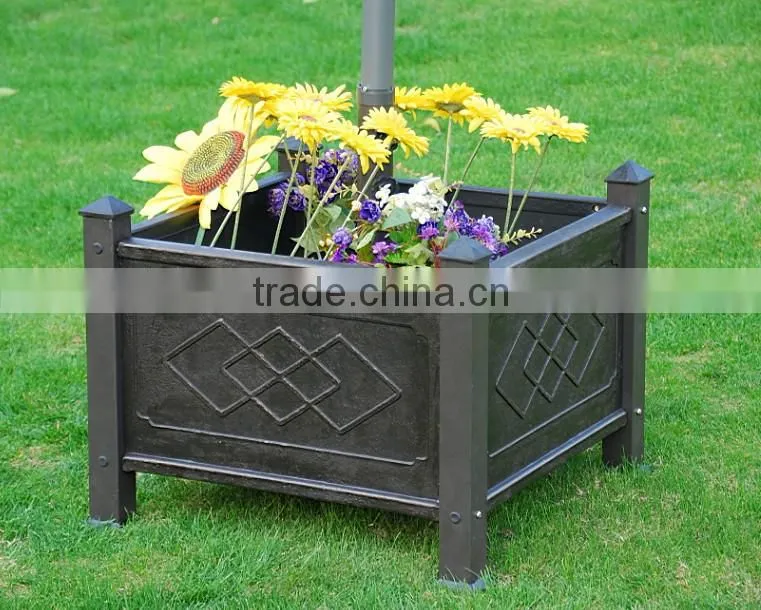 2013 NEW DESIGN RESIN SQUARE UMBRELLA BASE