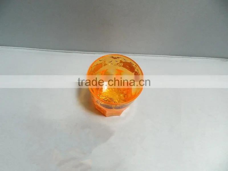 Hot sales new design plastic led flashing halloween decor with halloween mug