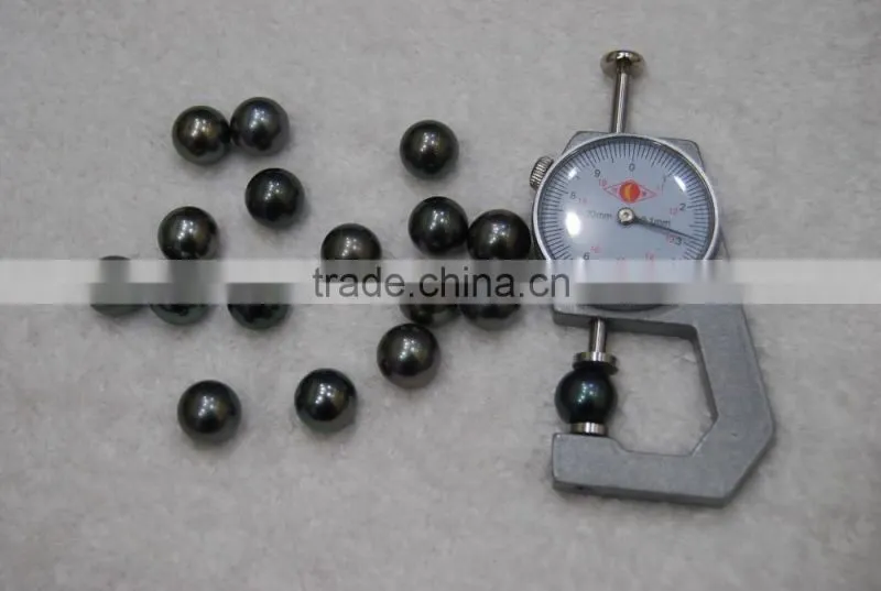 AAA 12-13mm green round tahitian loose pearls