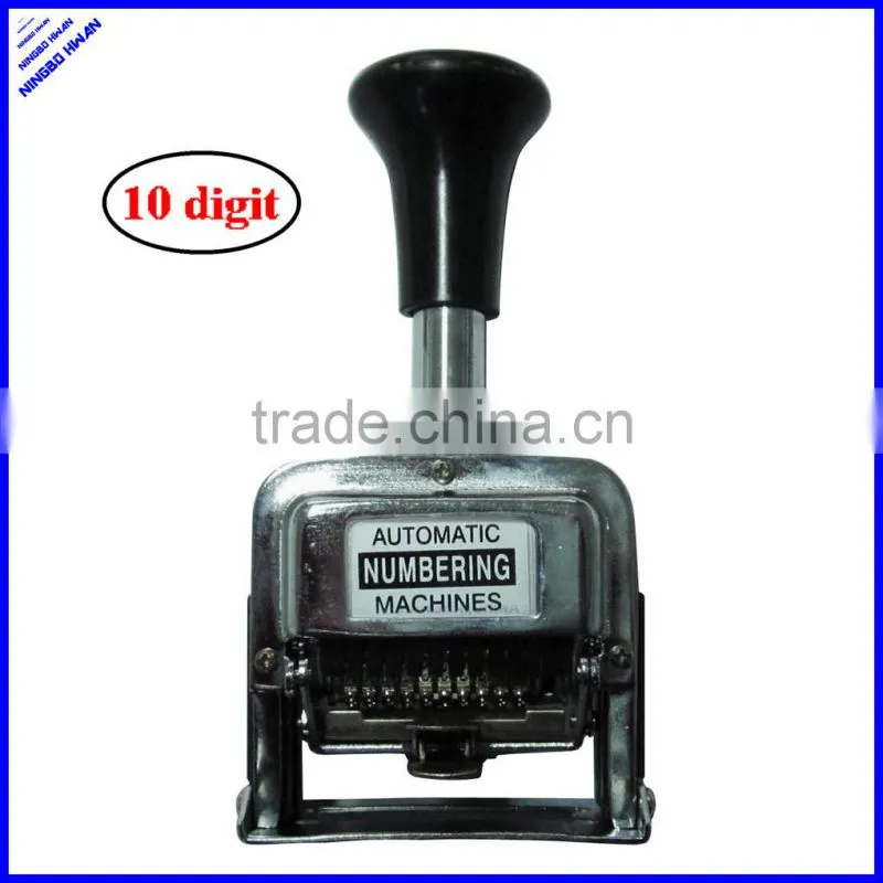 office self-ink automatic hand press numbering machine