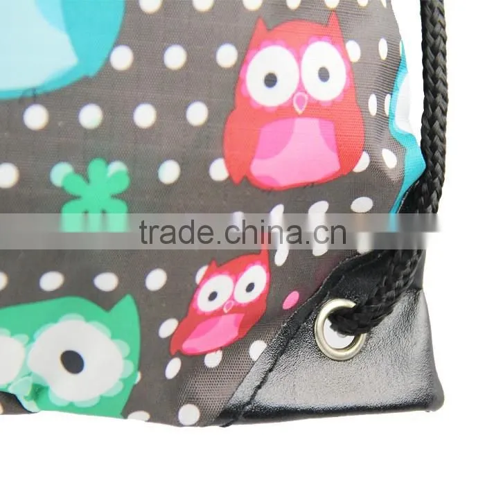 Polyester Material Drawstring Bucket Bag