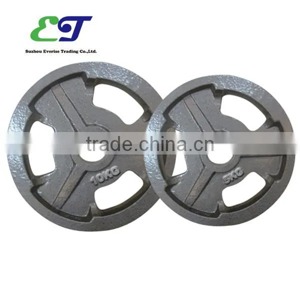 3 hole Olimpic bumper plates / crossfit weight barbell plates