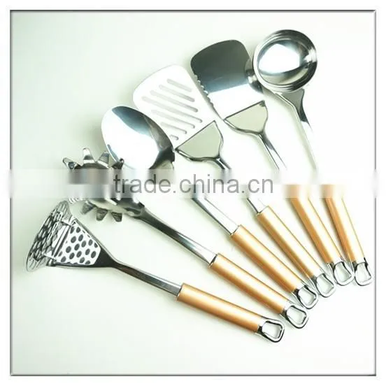 33060 stainless steel Kitchen Cooking Utensils with cover handle