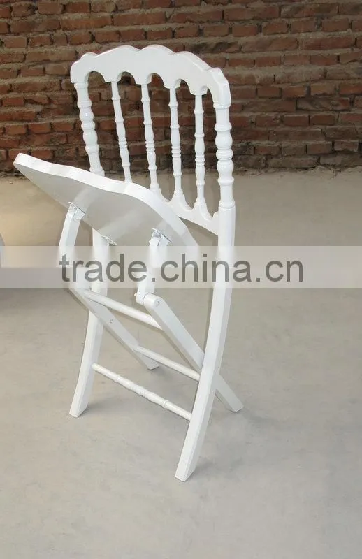 white wooden napoleon chair for wedding party rental
