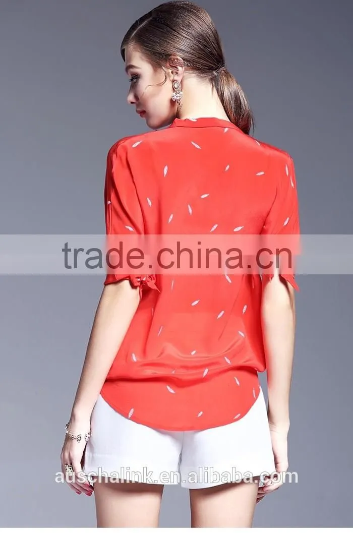 custom short leeve loose new fashion pattern shirts lowest price