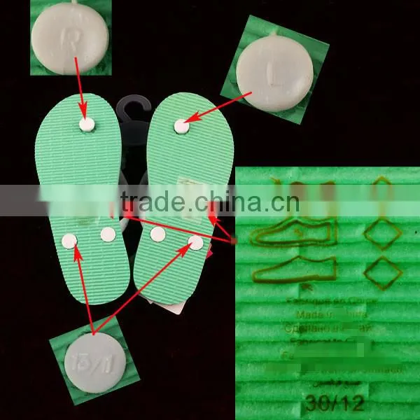 Stock Beach Swim PE Flip Flops Slippers For Women And Kids