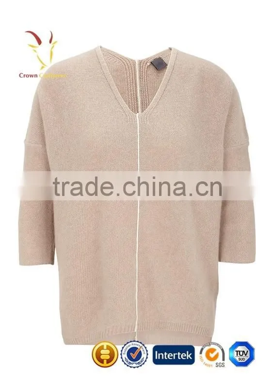 Custom Design Cashmere Ladies Sweaters Online Women Knitwear