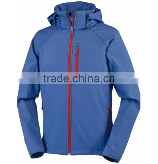 OEM wholesale custom men winter coats hoody softshell jacket men's coat