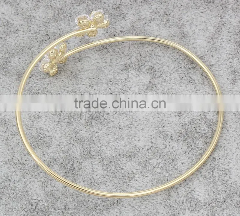 adjustable wire bangle bracelet wholesale Fashion Zinc Alloy Bangle brand bangle