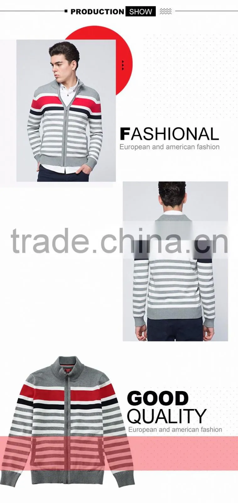 knitting patterns winter wool coat korean cardigan for men with best price