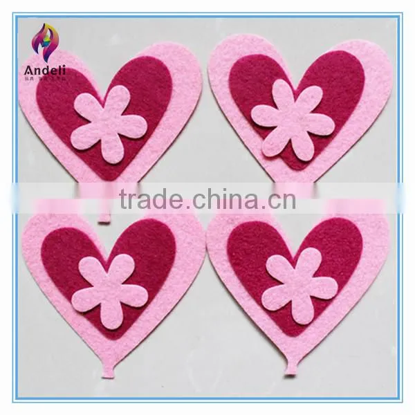 2014 new design non woven fabric cartoon love sticker