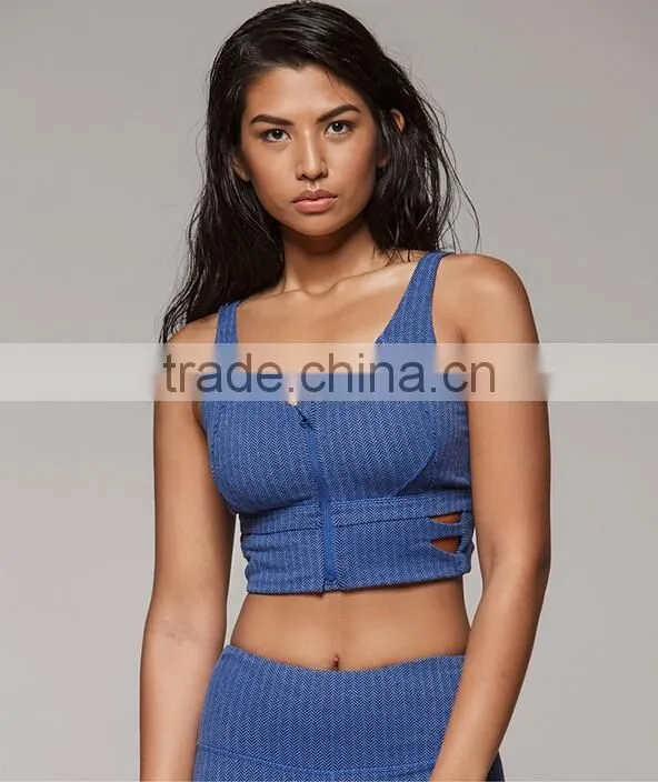 New Fashion Custom Yoga Clothing Ladies New Design Of Sexy Bra And Gym Sports Wear Fitness For Women