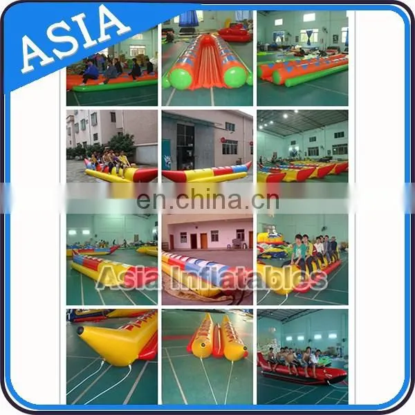 Water sled banana boat For Sea Or Ocean / Wholesale price inflatable banana boat