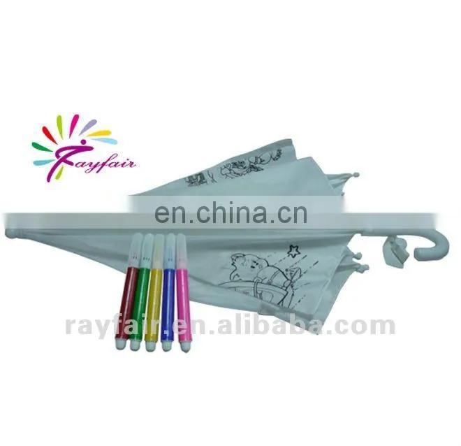 diy painting toy umbrella kids