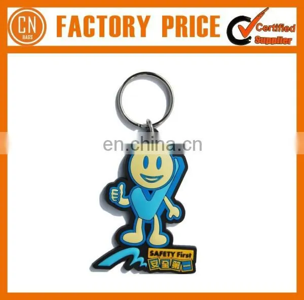 High Quality Custom Shape Keychain Soft PVC Rubber Keychains