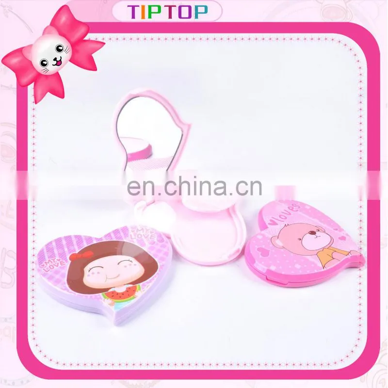 Plastic Pocket Mirror and Comb Set