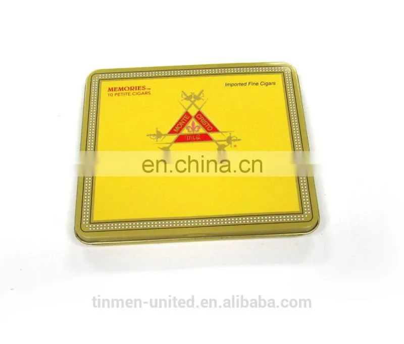HigH quality cigar tin box