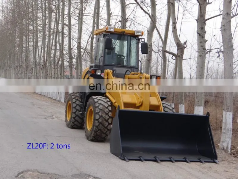 China 1.2T mini compact wheel loader ZL12F