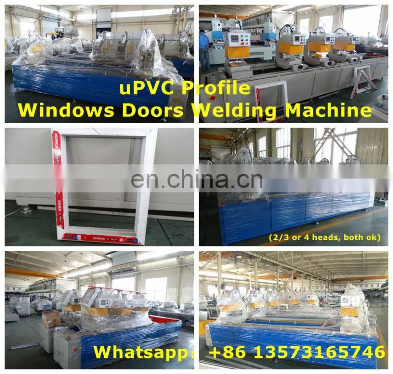 Double mitre Aluminum window cutting saw,Aluminum window process machine supplier -45/+45 /90 angle