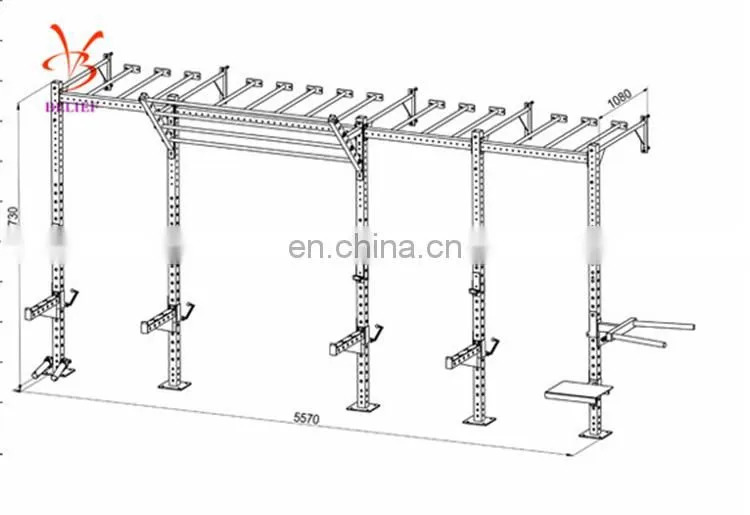 Crossfit fitness equipment rig power cage