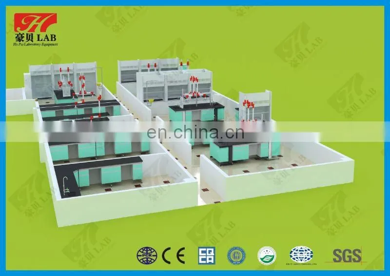 Electrical test bench Steel Wood Laboratory island Bench Table