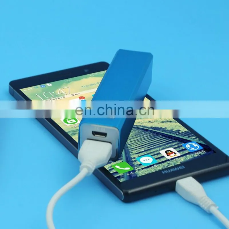 portable cute lipstick powerbank 2000mah christmas gift from express china